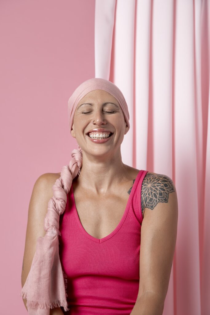 woman recovering after breast cancer
