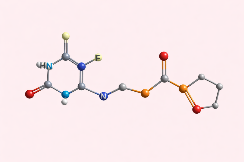 organic compound molecular structure 3d model